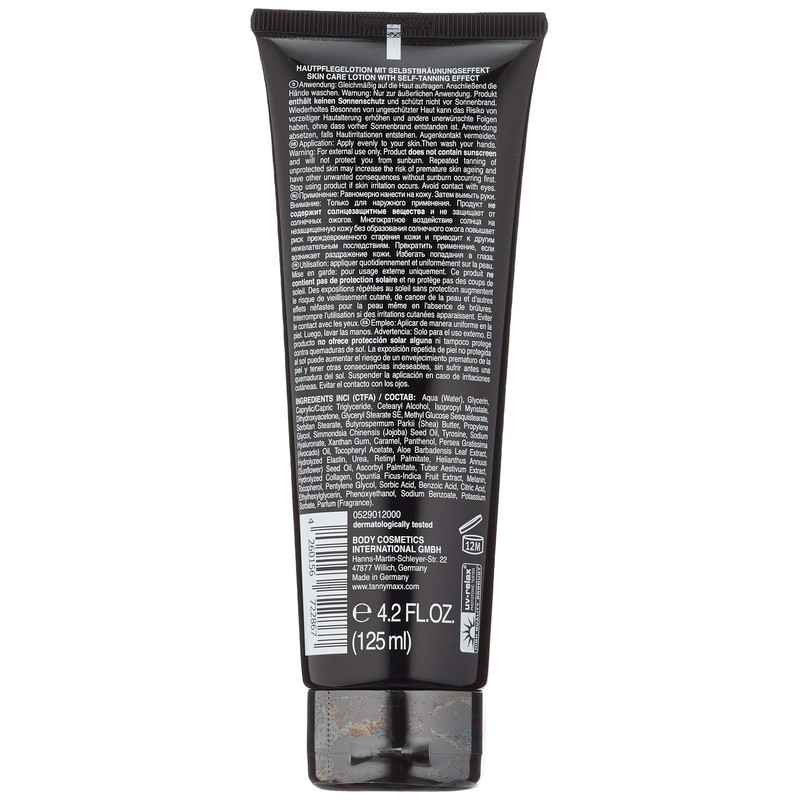 Tannymaxx Black Gold 999.9 Premium Tanning + Bronzing Lotion 125