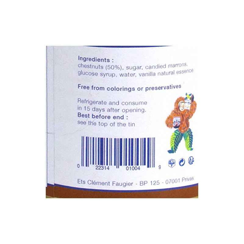 Chestnut Spread by Clement Faugier (8.8 ounce)