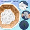 GLOBLELAND 4 Sheets Water Soluble Embroidery Hand Sewing Stabilizers for