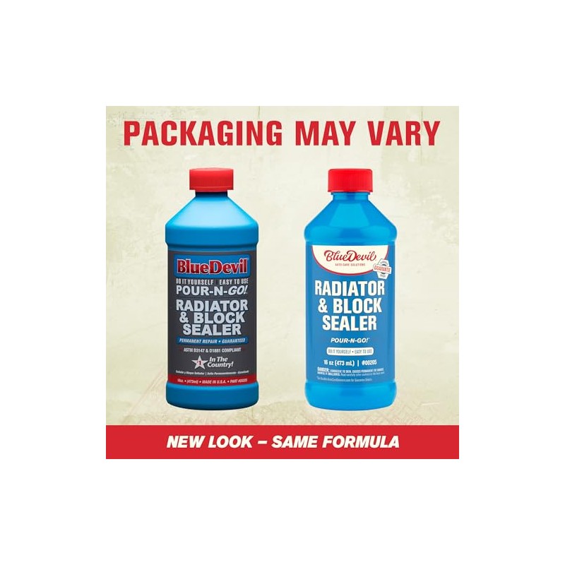 BlueDevil Radiator & Block Sealer – 16 oz | Permanent
