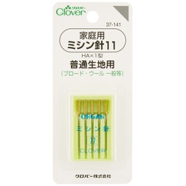 Clover 家庭用ミシン針 11 普通生地用 5本入り 37-141