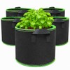 10 Gallon Grow Bags, Heavy Duty Fabric Pots with Handles