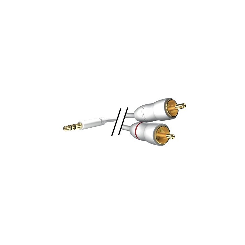 inakustik 003100005 Star Jack Adaptor 3.5 mm Jack to 2