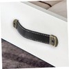 SOLUSTRE 6 Pcs Leather Handles Crate Leather Knobs Leather Drawer