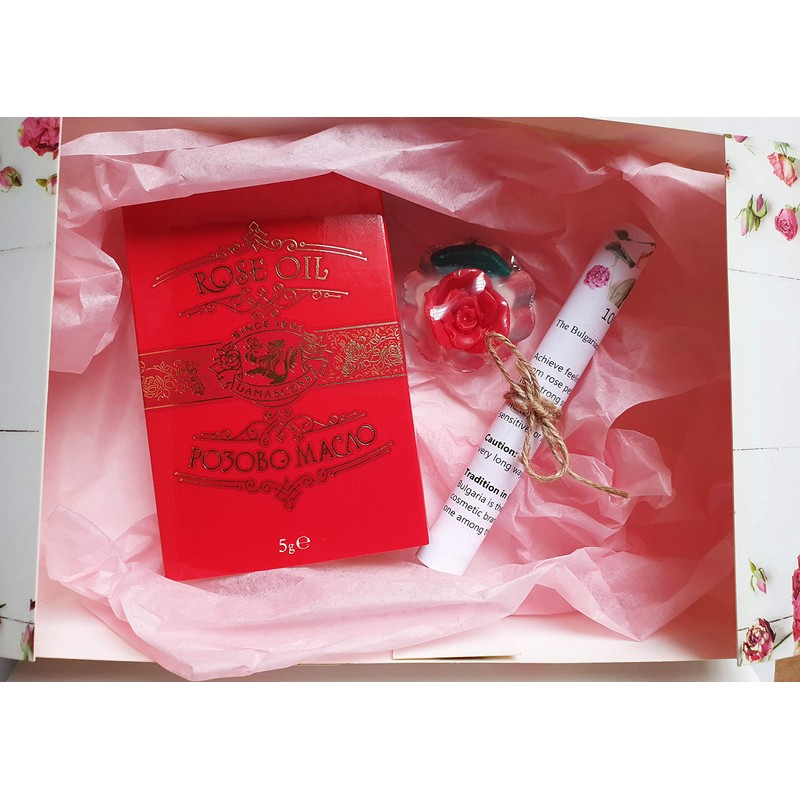 Pure 100% Essential Oil Rose Otto Damask Bulgarian Pink 6 ml