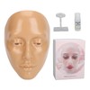 Makeup Practice Face Board 5D Silicone Mannequin Face for Eyes