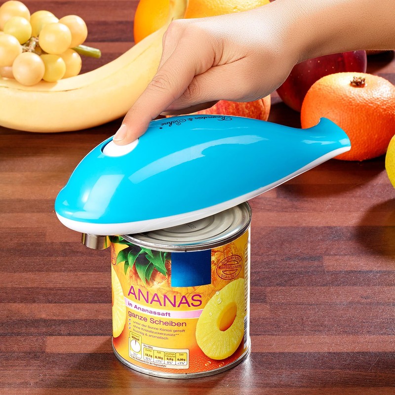 Rosenstein & Söhne Jar Opener: Electric safety can opener for