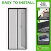 Magnetic Fly Screen for Door 210 x 100cm, Black Curtain