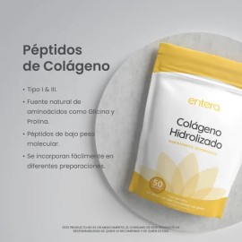 Colágeno Hidrolizado Entera Pharma 500g Colageno En Polvo Sin sabor