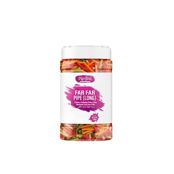 Pardesi Far Far Fryum, 26.4 OZ (750g) Jar I Puffed