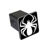 Graphics and More Spider White On Black Tow Trailer Hitch Cover Plug Insert 2"