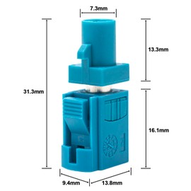 YILIANDUO 3 Type GPS Antenna Adapter Kit Fakra Z Male Female Connectors for Sirius XM Satellite Radio Car Automotive Telematics GPS Radio Systems Antenna Applications