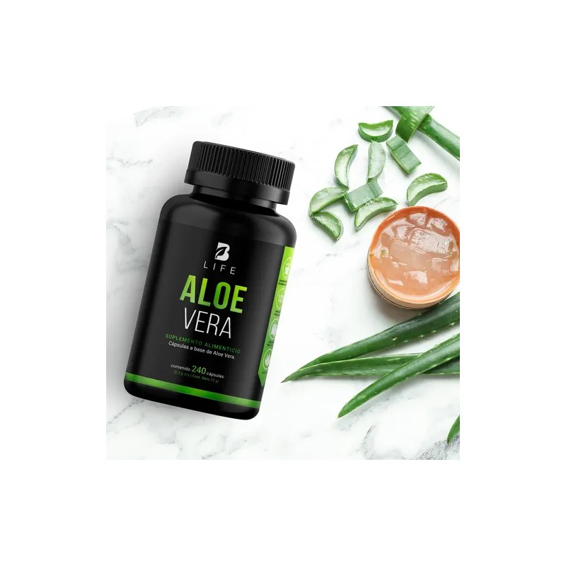 Extracto Puro De Aloe Vera 240 Cápulas B Life
