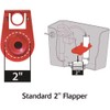 Korky 2000BP Classic Plus Flapper, Red