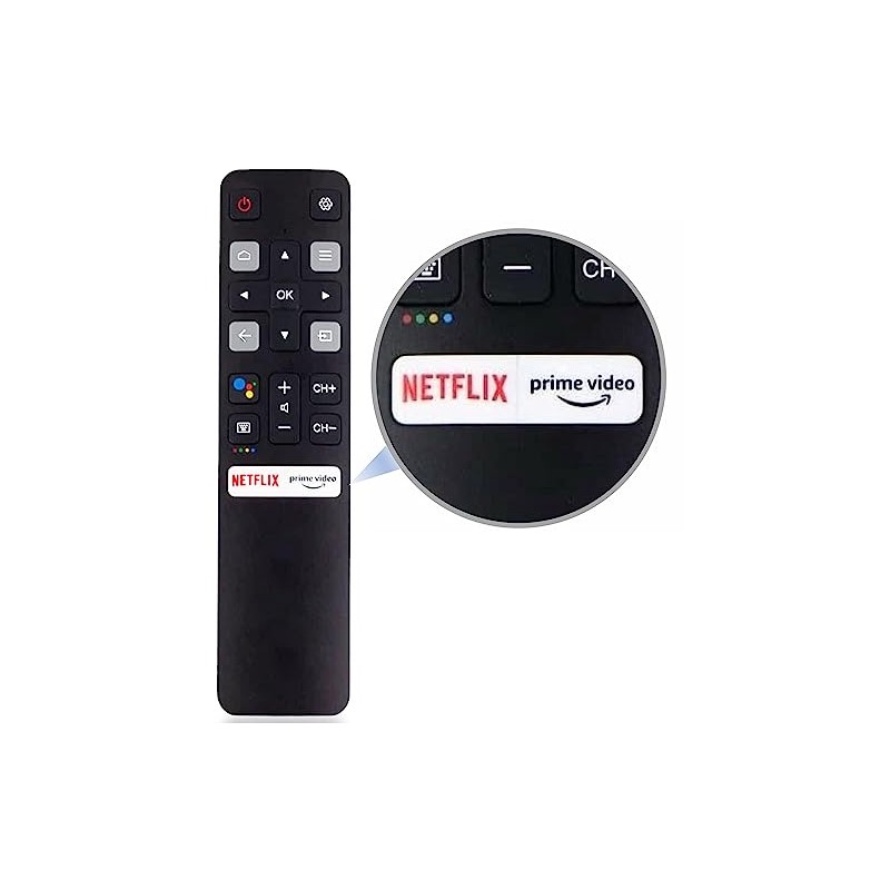 Remote RC802V FNR2 Fit for TCL Android 4K Smart TV