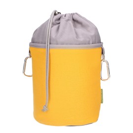 trendfinding Clothes Peg Bag for Hanging with Karabiner Hook - Cotton - Yellow and Black