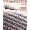 Wtvane Wispy Lash Clusters Kit Fluffy Eyelash Clusters Lashes Kit