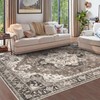 Washable Living Room Area Rug - 9x12 Large Bedroom Rug
