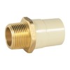 Foset Hidroflow CPVC-653, Adaptador macho de CPVC, con inserto metálico,