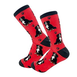 Pet Lover Socks - Fun - All Season - One Size Fits Most - For Women And Men – Dog Gifts (Bernese Mt. Dog Gifts - Socks)