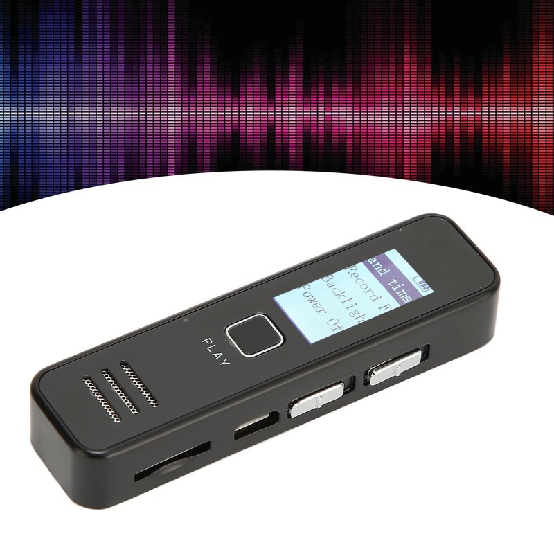 Digital Voice Recorder, Voice Activated Recorder with Playback, Portable HD