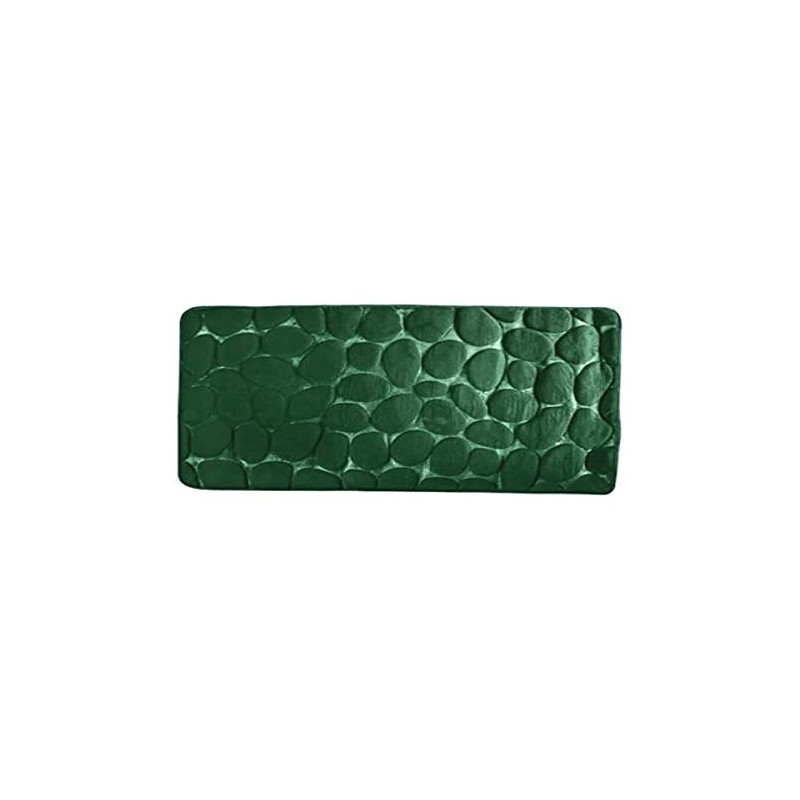 MSV 2108395 Galets Bath Mat Blue, dark green, 40 x