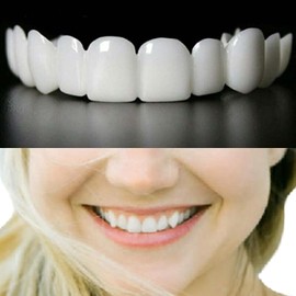 2 Pairs, Beautiful Smile, Temporarily Adjustable for Men and Women(White)