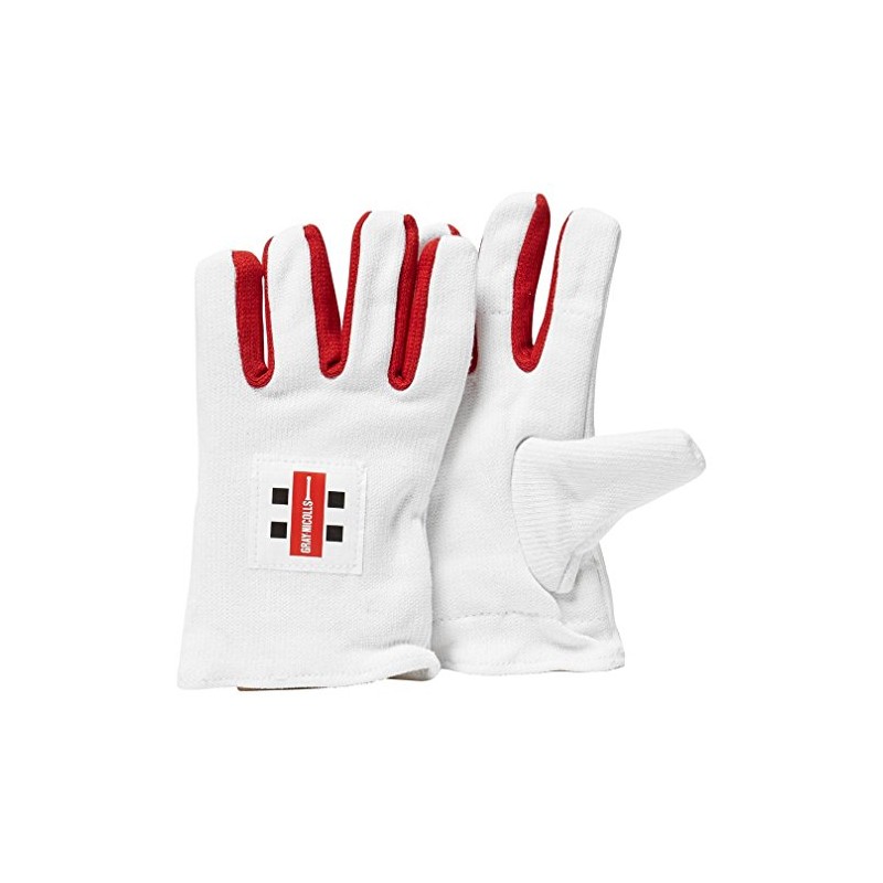 Gray-Nicolls Wicket Keeping Inners, White, One Size