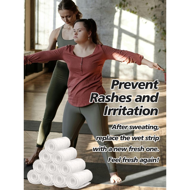 20 PCS Under Belly Sweat Liners, Cotton Sweat Tummy Liners