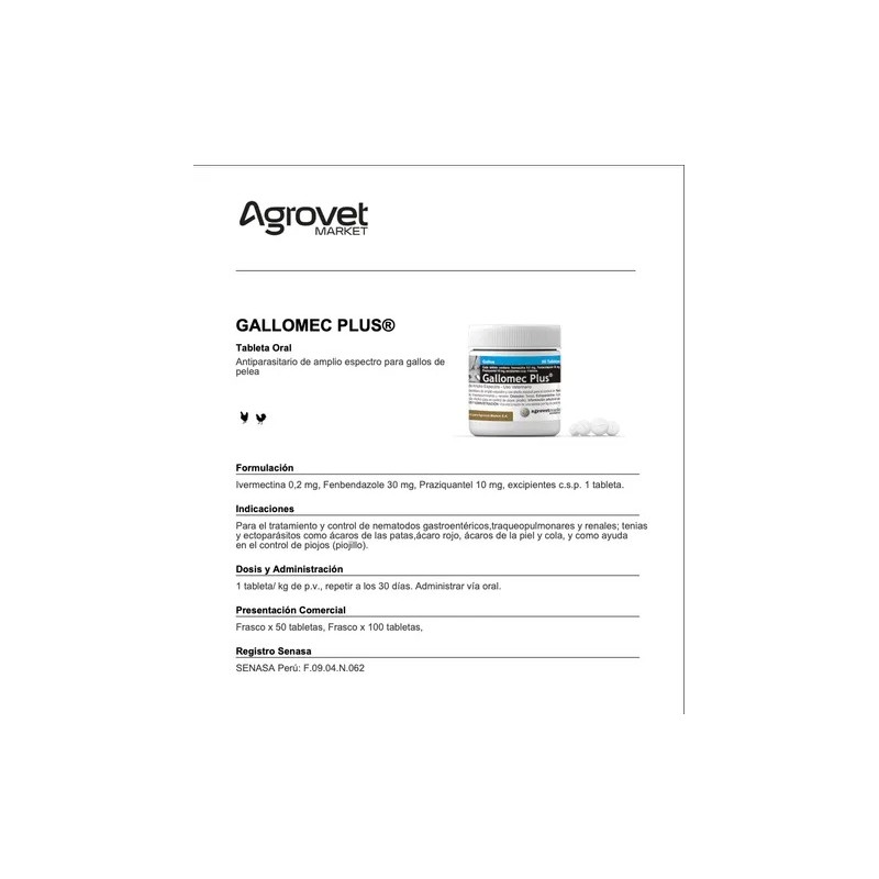 Kit Gallo Ganador Estimulante+suplemento+desparasitante