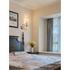Aiwen Bedroom Wall Lamps Polished Solid Brass Finish Wall Lights