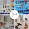 PartyKindom Hardware Hook 12 Pcs Heavy Duty Hole Hooks for
