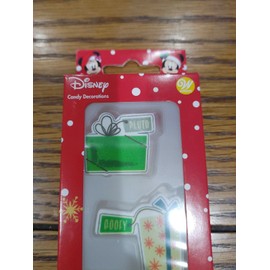 Wilton Mickey Presents Gingerbread Icing Candy Decorations Wilton