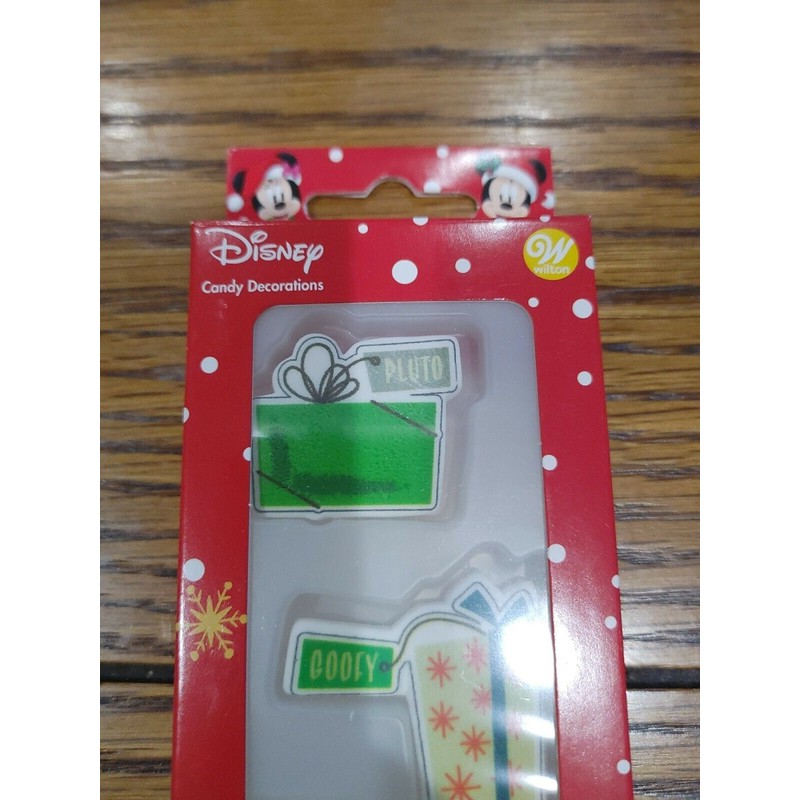 Wilton Mickey Presents Gingerbread Icing Candy Decorations Wilton
