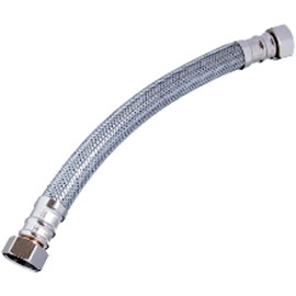 Fluidmaster PRO1H12 12" Water Heater Supply Line, Stainless Steel