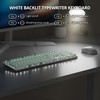 iRoboosta Quiet Keyboard Wired Membrane Keyboard Green, Full Size 104