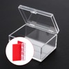 8PCS Small Clear Plastic Hinges Acrylic Small Hinges Self-Adhesive Acrylic