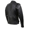 Milwaukee Leather Men's Premium Classic Black Leather Motorcycle MC Style