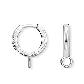 Thomas Sabo Women Single Hoop Earring Charm Club 925 Sterling Silver H2011-001-21