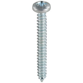 TIMCO Self-Tapping Pan Head Silver Screws - 10 x 3/4