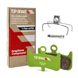 TOP BRAKE Scheibenbremsbeläge kompatibel mit Hayes Dominion A4 | Graphen-Mischung, langlebig, leise & glatt | E-Bike, MTB, eMTB, Downhill, Enduro Race, Bike Park | Grün
