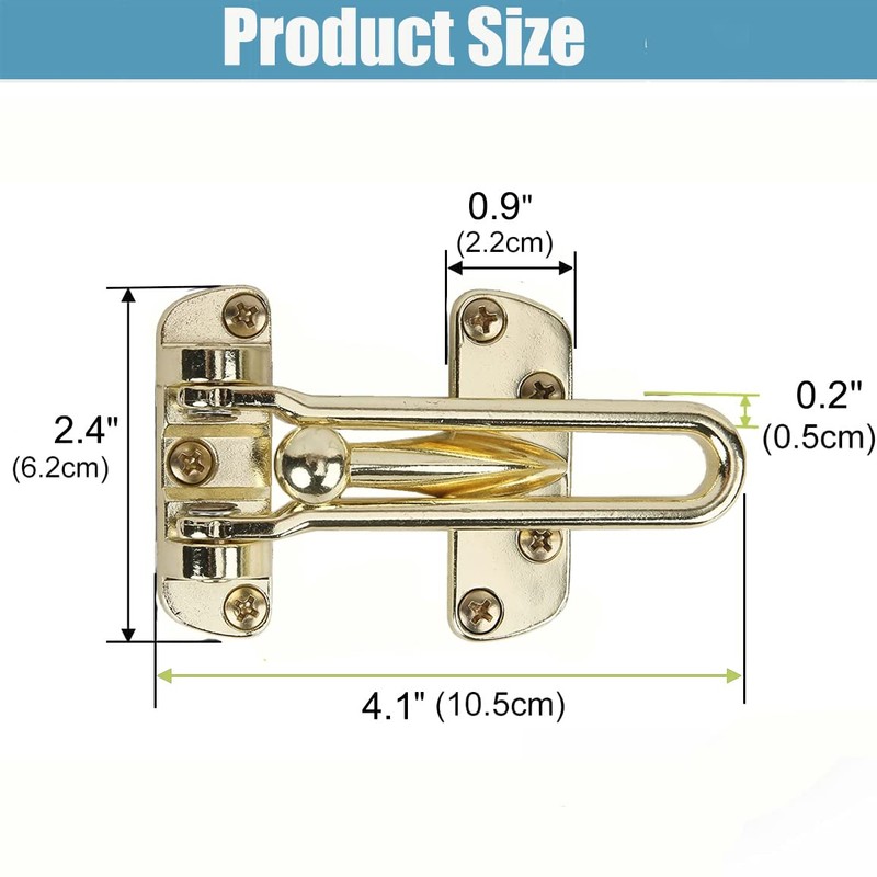 Litensh Door Chain Lock for Front Door, Swing Bar Door