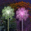 2-Pack Outdoor Garden Sparkling Large 4.5" Wide Starburst Snowflake Star
