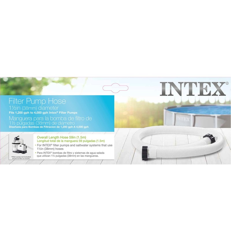 Intex 1.5" Diameter Accessory Pool Pump Replacement Hose - 59"
