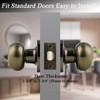 Probrico Privacy Door Knobs Lock Interior Bedroom Bathroom Door Handle