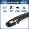 INFINAUTO Autotürgriffabdeckung, Seitentürgriffabdeckung für Chevy Malibu 2013-2015 ABS Carbonfaser-Muster Schwarz,