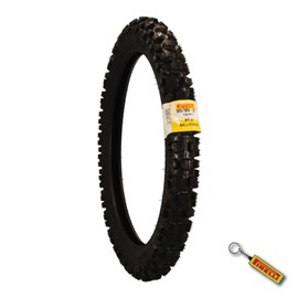 Pirelli MT 21 Rallycross 90/90-21 Front Motorcycle Tire - DOT Approved, Dual-Sport/Enduro, Aggressive Tread for Off-Road & Rally, High-Performance Grip, Fits Adventure & Dirt Bikes with Keychain