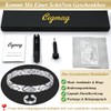 Cigmag Lymphatic Drainage Magnetic Bracelet Women Ultra Strong Magnets Titanium