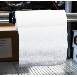 MC Power Magnetic Paper Roll Holder Max. 2 kg, Roll Holder Diameter 33 mm, Kitchen Roll Holder without Drilling