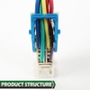 LQI Junction Block Connector with Aux Switches Wires Compatible with